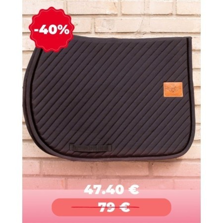 Tapis Noir PADDOCK Diagonal