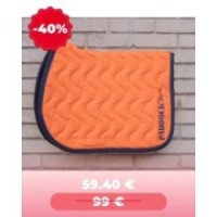 Tapis Orange/Marine  PADDOCK Wavy