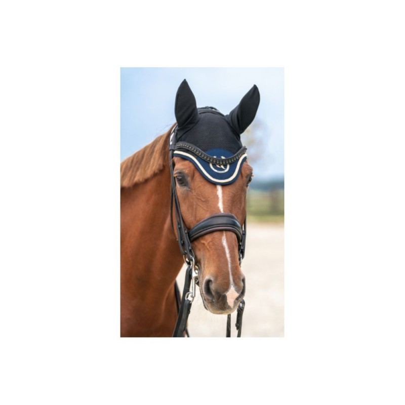 Bonnet chasse-mouches Bleu Cheval Back on Track Night Collection