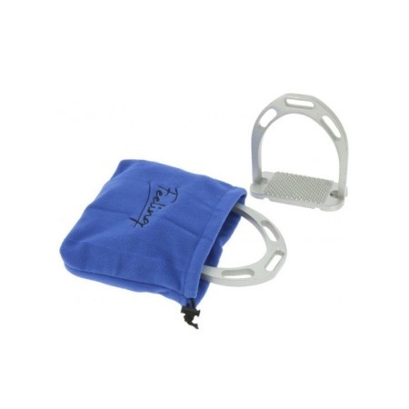 Housses Polaires FEELING Pour Etriers Bleu Roi