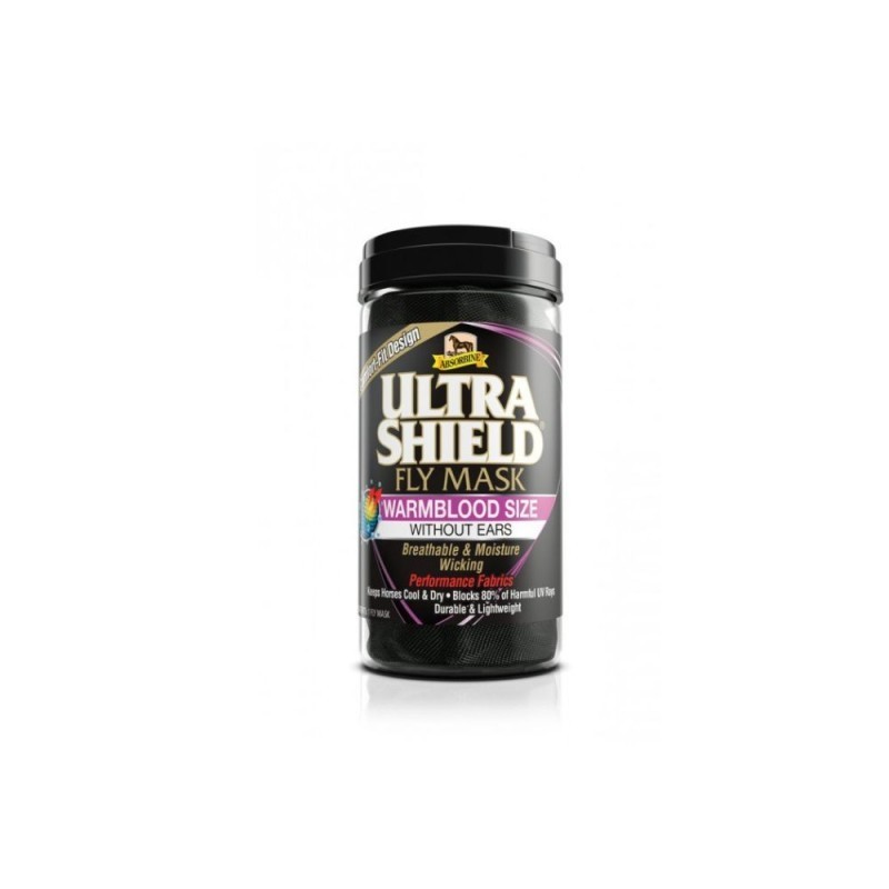 Masque anti-insectes "Ultrashield Flymask", sans oreilles