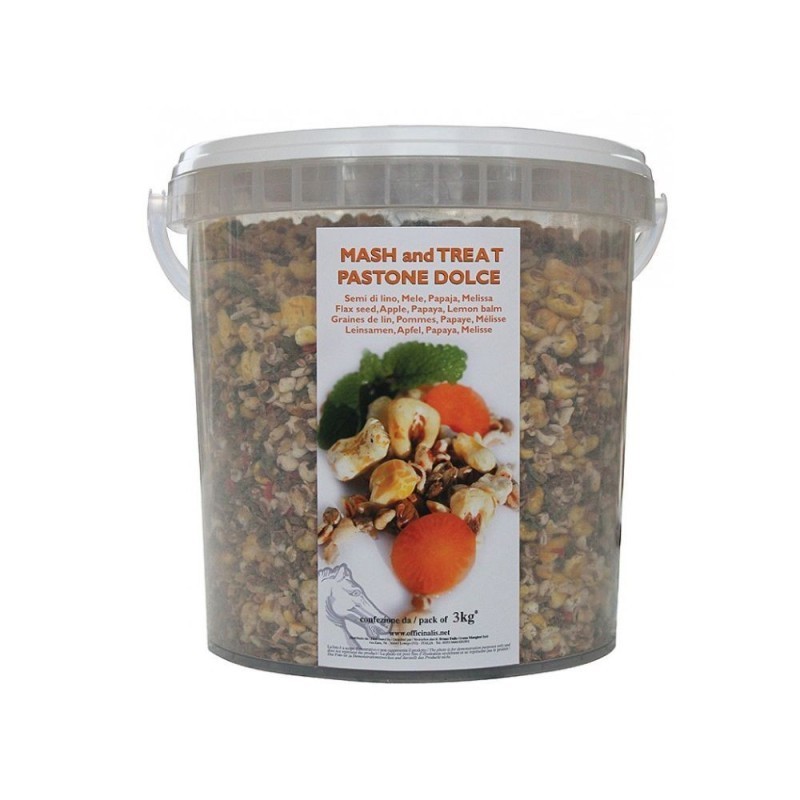 Mash OFFICINALISÂ® "Graines de Lin/Pommes/Papayes/MÃ©lisse" 3 Kg