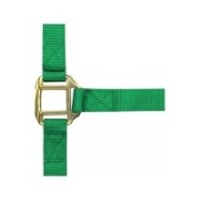Licol nylon Vert NORTON doublÃ© cuir