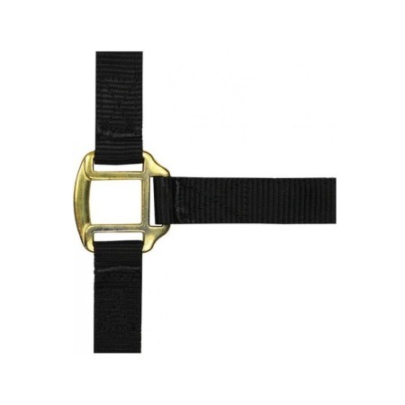 Licol nylon Noir NORTON doublÃ© cuir