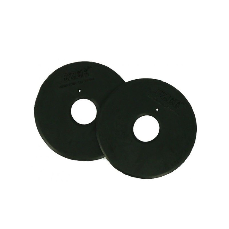 Rondelles de mors NORTON semi-ouverte PONEY NOIR