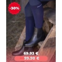 Boots NORTON "Safety" lisse Noir