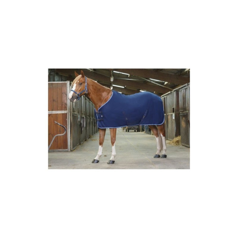 Chemise polaire RIDING WORLD, sursangles croisÃ©es MARINE 4'3