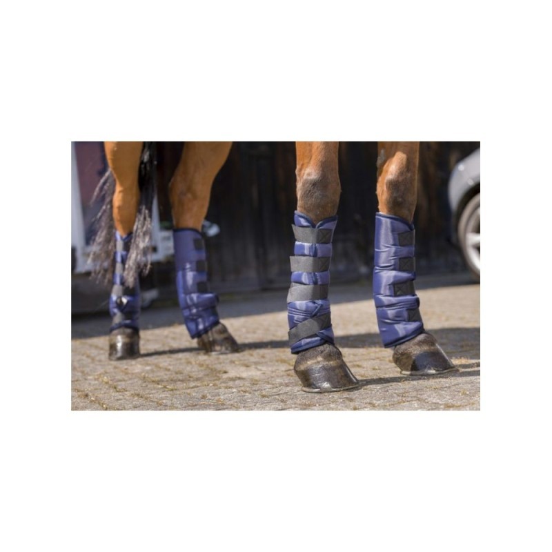 GuÃªtres de transport basses RIDING WORLD CHEVAL MARINE