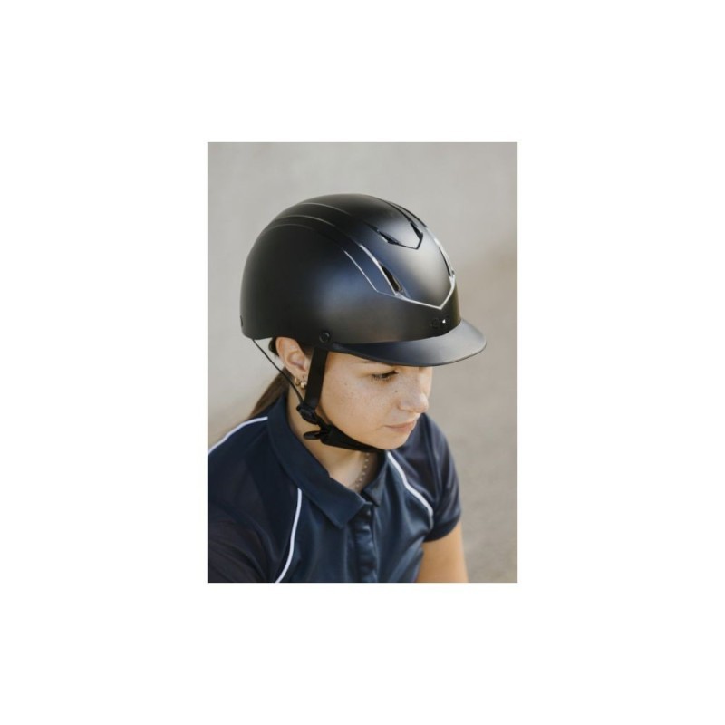 Casque RIDING WORLD - Topy NOIR MAT S-M 52-56