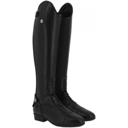 Bottes synthÃ©tiques NOIR Ã  lacets RIDING WORLD