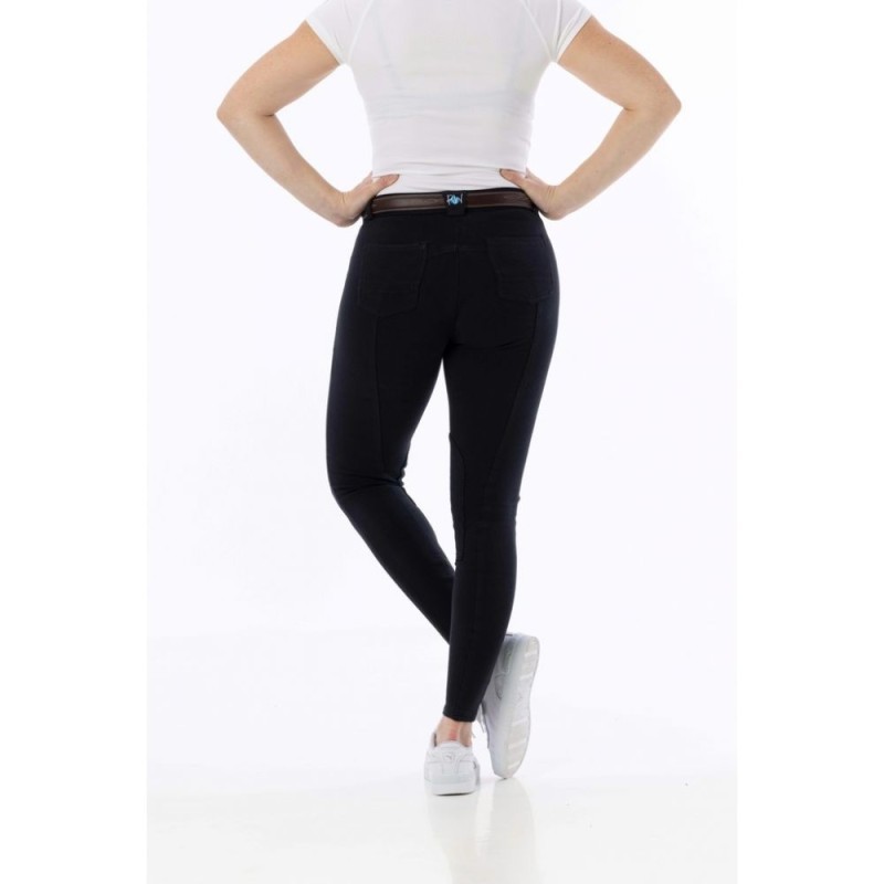 Pantalon Noir RIDING WORLD "Memphis" femme