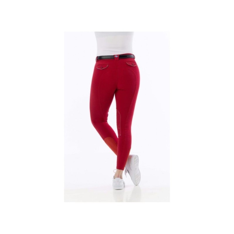 Pantalon Rouge RIDING WORLD "Alexandrie", Femmes