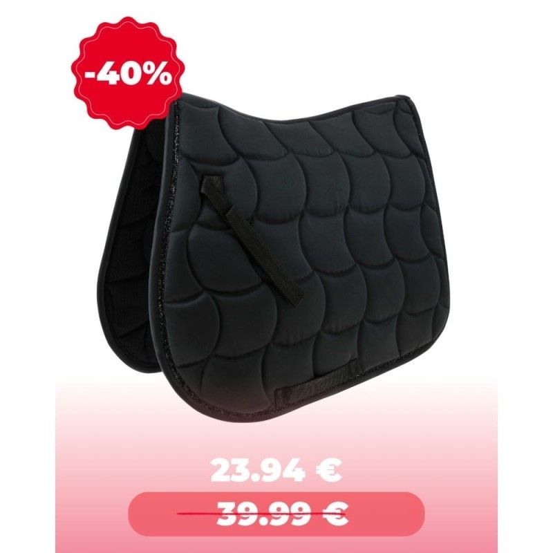Tapis Noir EQUITHÃˆME "Satin"