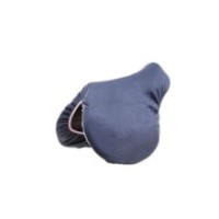 Housse de selle EQUITHÃˆME fibres polaires NOIR