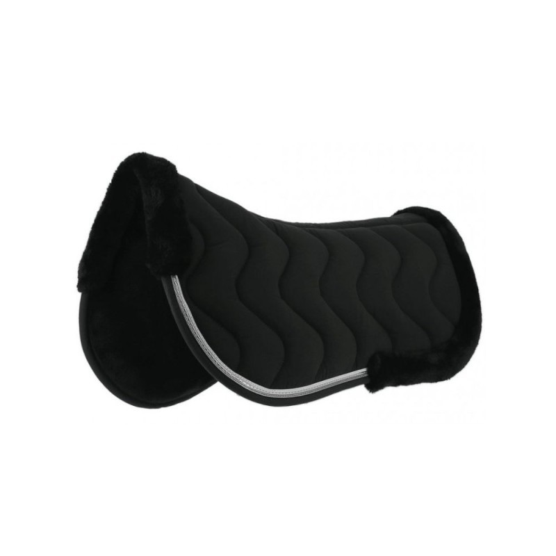 Amortisseur de dos EQUITHÃˆME "Jump Pro" CHEVAL NOIR/NOIR/BLANC