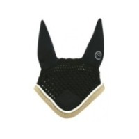 Bonnet chasse-mouches EQUITHÃˆME "Polyfun" NOIR