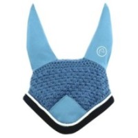 Bonnet chasse-mouches EQUITHÃˆME "Polyfun" BLEUVIF