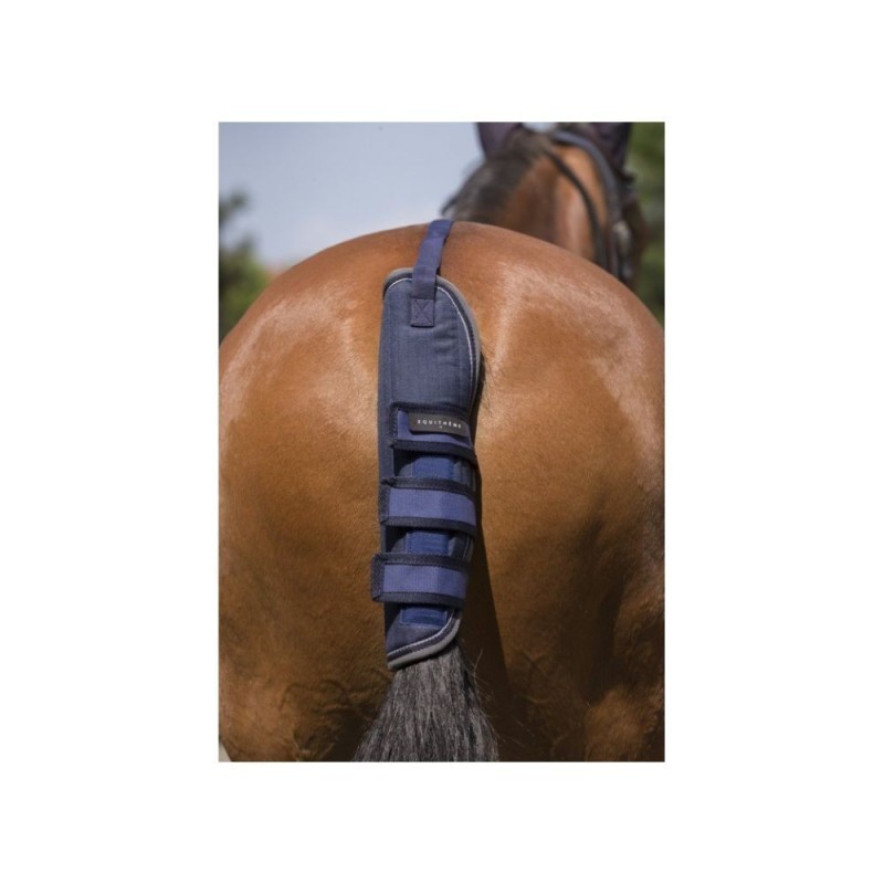 ProtÃ¨ge-queue EQUITHÃˆME "TYREX 600 D" CHEVAL MARIN/GRIS