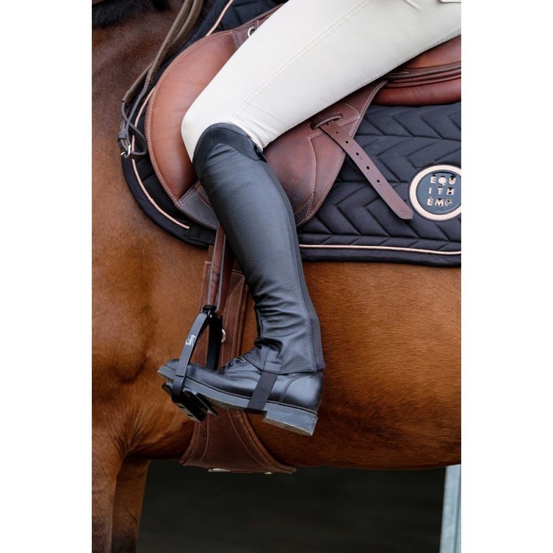Mini-chaps EQUITHÃˆME - Sparkly Noir
