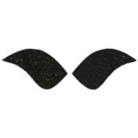 Ã‰cussons EQUITHÃˆME pour bottes "My Primera" Glitter Noir/2