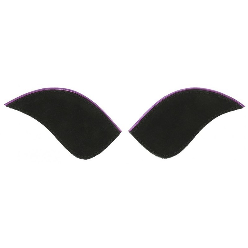 Ã‰cussons EQUITHÃˆME pour bottes "My Primera"  liserÃ© violet brillant/2