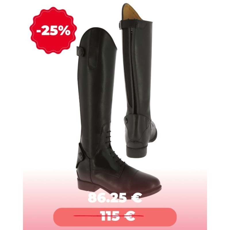 Bottes EQUITHÃˆME Enfant NOIR