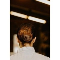 Barrette rÃ©sille pour cheveux EQUITHEME - Filet Noir