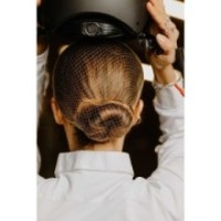 Barrette rÃ©sille pour cheveux EQUITHEME - Filet Blond