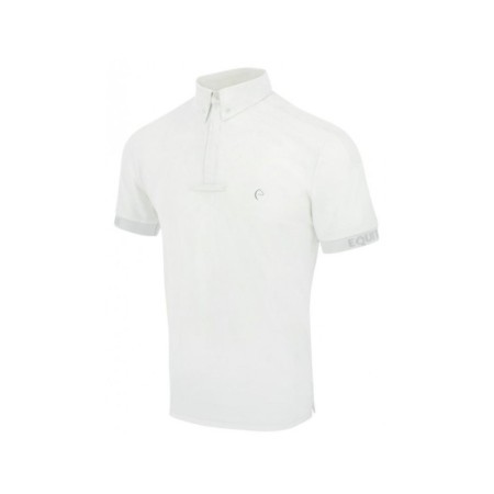 Polo EQUITHÃˆME "Wellington" BLANC
