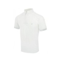 Polo EQUITHÃˆME "Wellington" BLANC