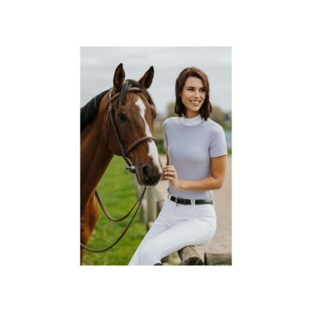 Polo Violet EQUITHÃˆME "London"