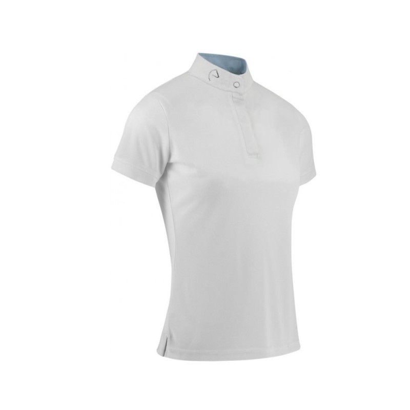Polo mesh EQUITHEME "Betty" ENFANT BLANC