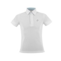 Polo mesh EQUITHEME "Edy" ENFANT BLANC