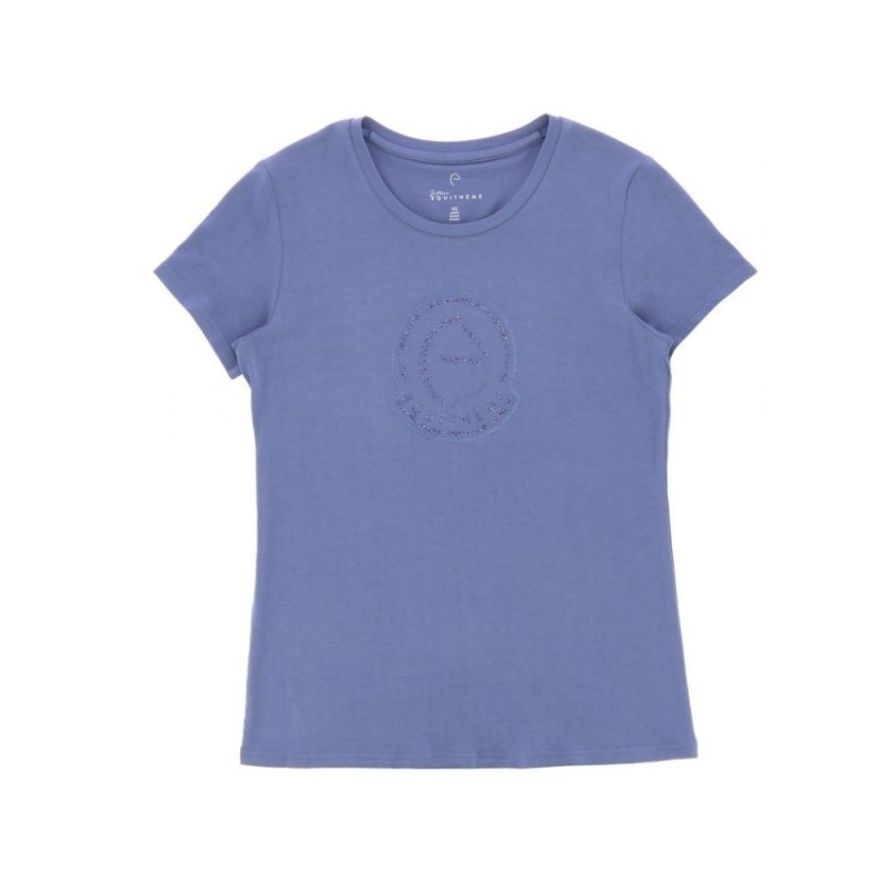 T-shirt Violet Je t'aime EQUITHÃˆME - Rosalie