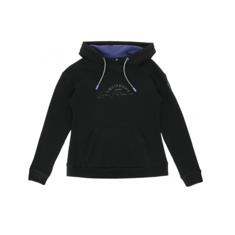Sweat Noir Je t'aime EQUITHÃˆME - Selena