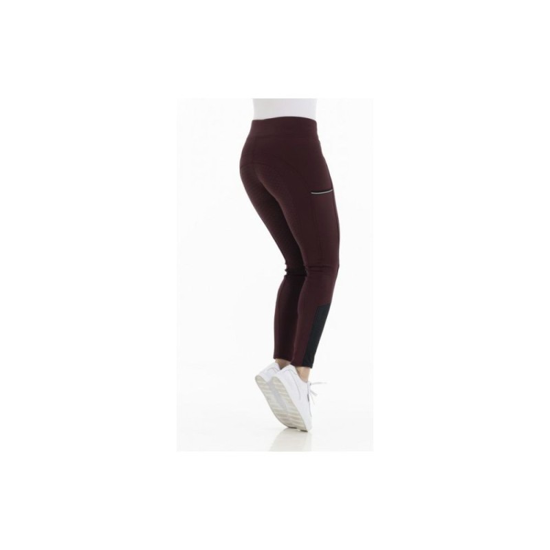 Pull-on EQUITHÃˆME -Brigitte- fond silicone BORDEAUX