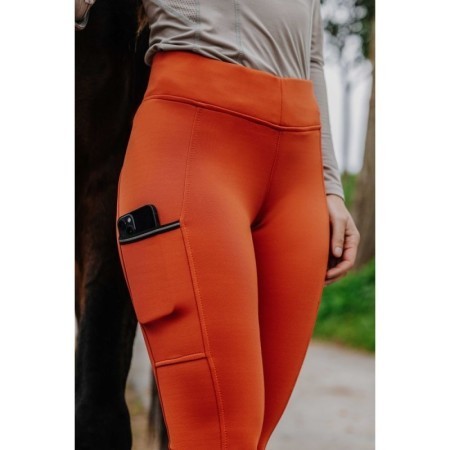 Pull-on EQUITHÃˆME -Brigitte- fond silicone Orange