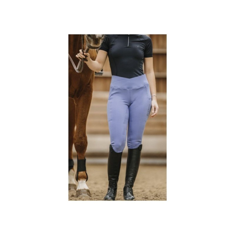 Legging Je t'aime EQUITHÃˆME - Flora VIOLET