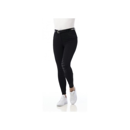 Pantalon Noir Je t'aime EQUITHÃˆME - Safir - ENFANT