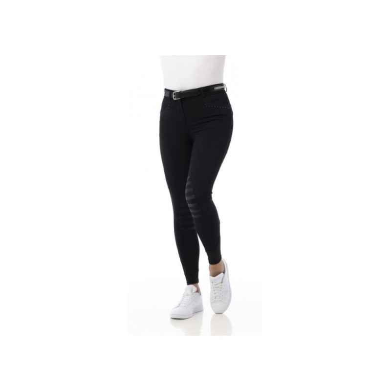 Pantalon Noir Je t'aime EQUITHÃˆME - Safir - ENFANT