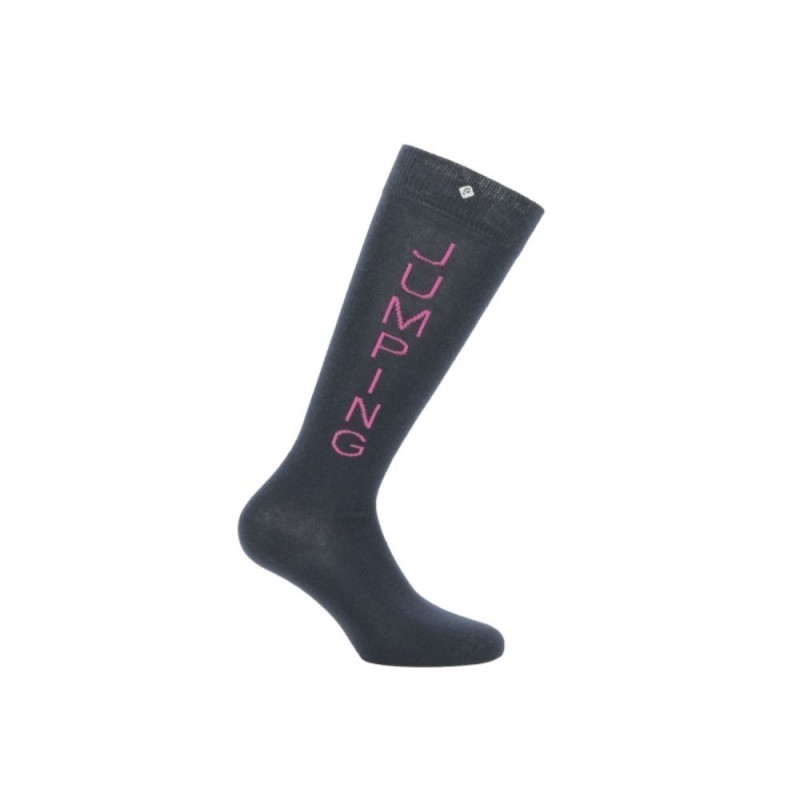 Chaussettes EQUITHÃˆME -Jumping- MARINE 31-34
