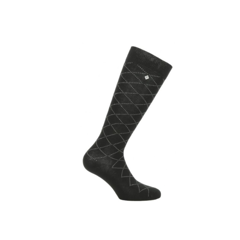 Chaussettes EQUITHÃˆME -RÃ©sille- NOIR 31-34