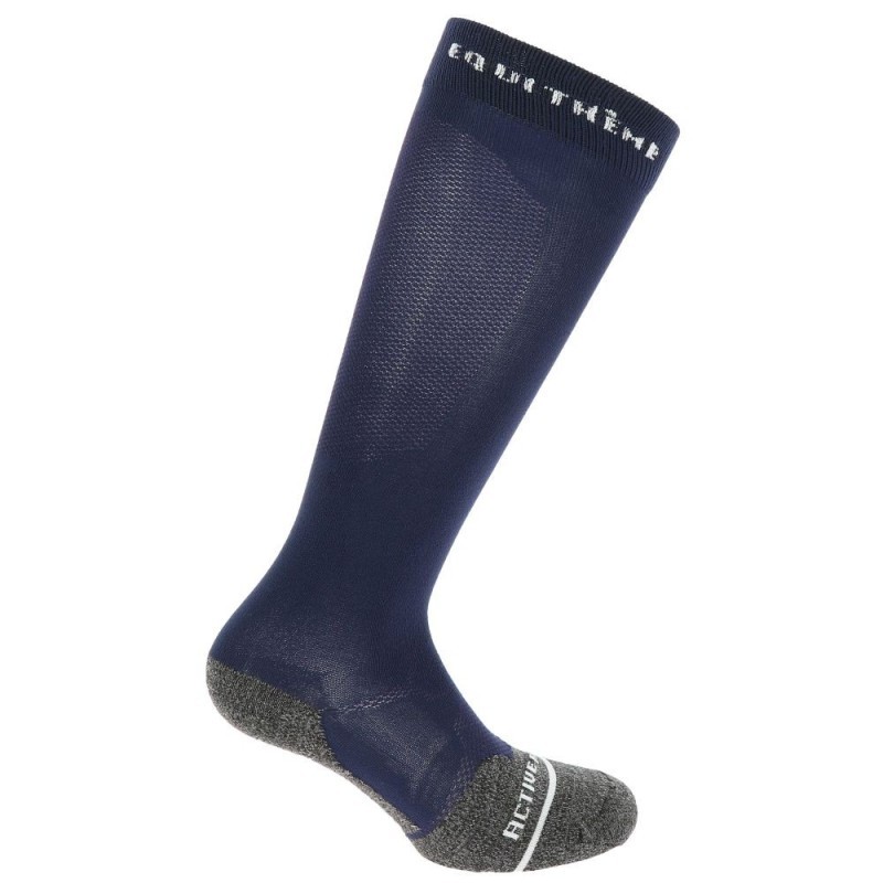 Chaussettes EQUITHÃˆME - Technic MARINE 39-41
