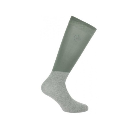 Chaussettes Vert Sauge Je t'aime EQUITHÃˆME - Compet 36/41
