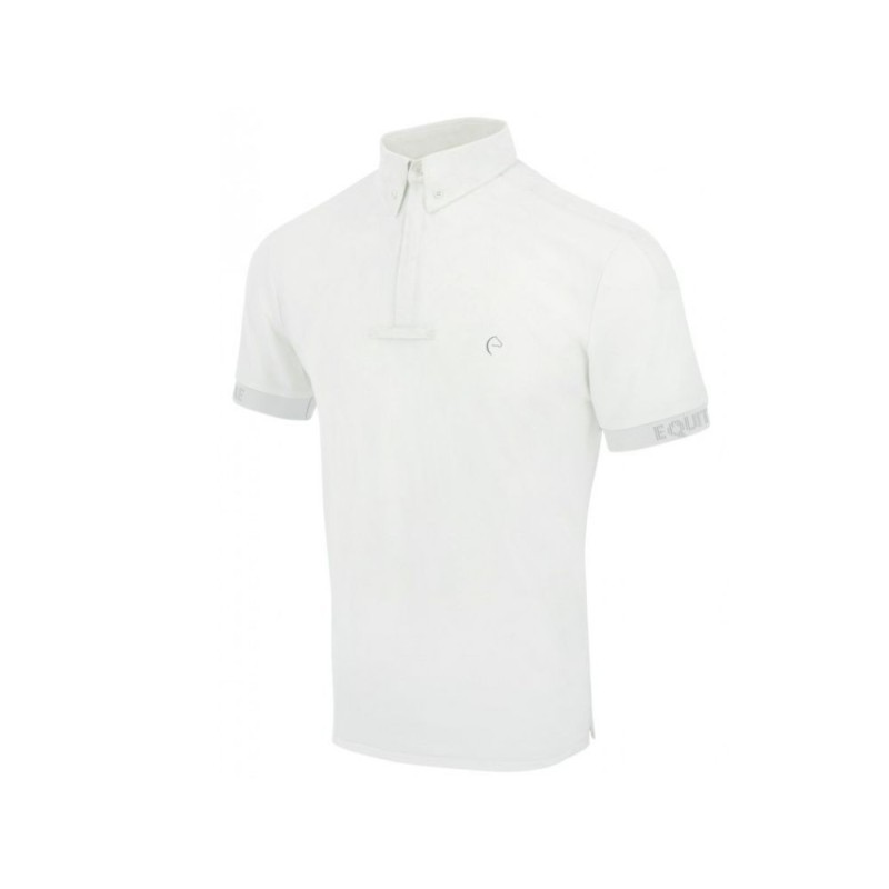 Polo EQUITHÃˆME "Wellington" BLANC