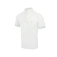Polo EQUITHÃˆME "Wellington" BLANC