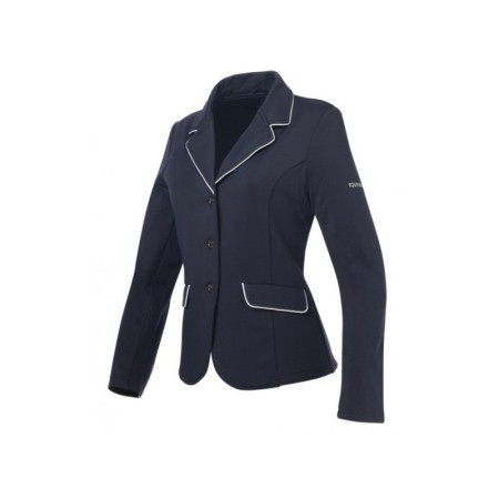 Veste de concours EQUITHÃˆME "Soft Classic" ENFANT MARINE