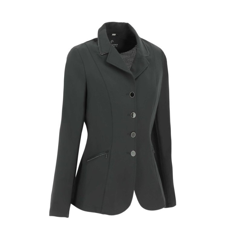Veste de concours EQUITHÃˆME "Oliva" NOIR