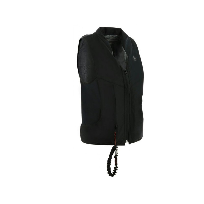 Gilet airbag EQUITHÃˆME "Airsafe" ENFANT NOIR