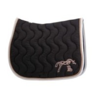 Tapis Noir/Rose PENELOPE "Classique"